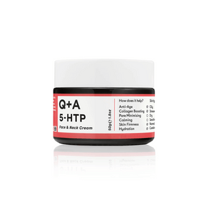
                  
                    Load image into Gallery viewer, Q+A 5-HTP Face &amp;amp; Neck Cream 50g
                  
                