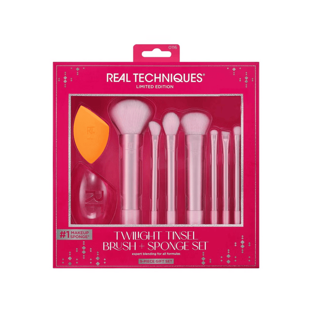 Real Techniques Twilight Tinsel Brush + Sponge Set