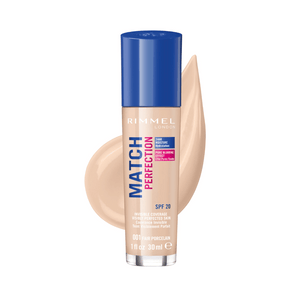 
                  
                    Load image into Gallery viewer, Rimmel London Match Perfection Foundation SPF20 - 001 Fair Porcelain
                  
                