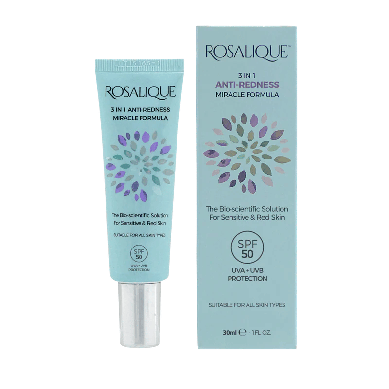 
                  
                    Load image into Gallery viewer, Rosalique 3 in 1 Anti-Redness Miracle Formula SPF50
                  
                