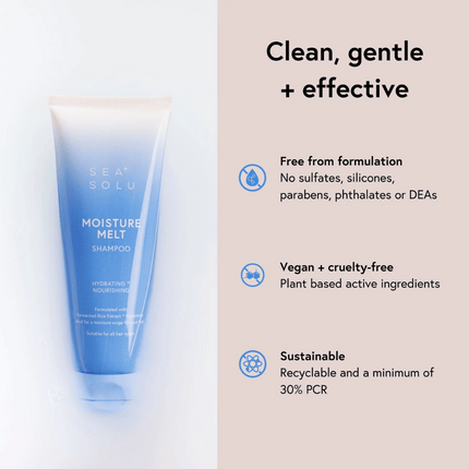 SEA+SOLU Moisture Melt Shampoo 250ml