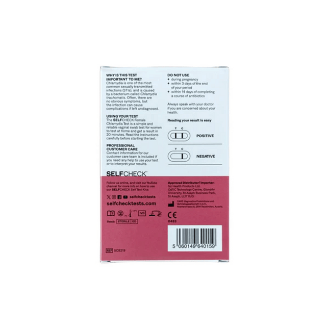 SELFCheck Female Chlamydia Test - 1 Test