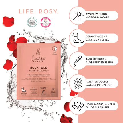 SEOULISTA BEAUTY  Rosy Toes® Instant Pedicure
