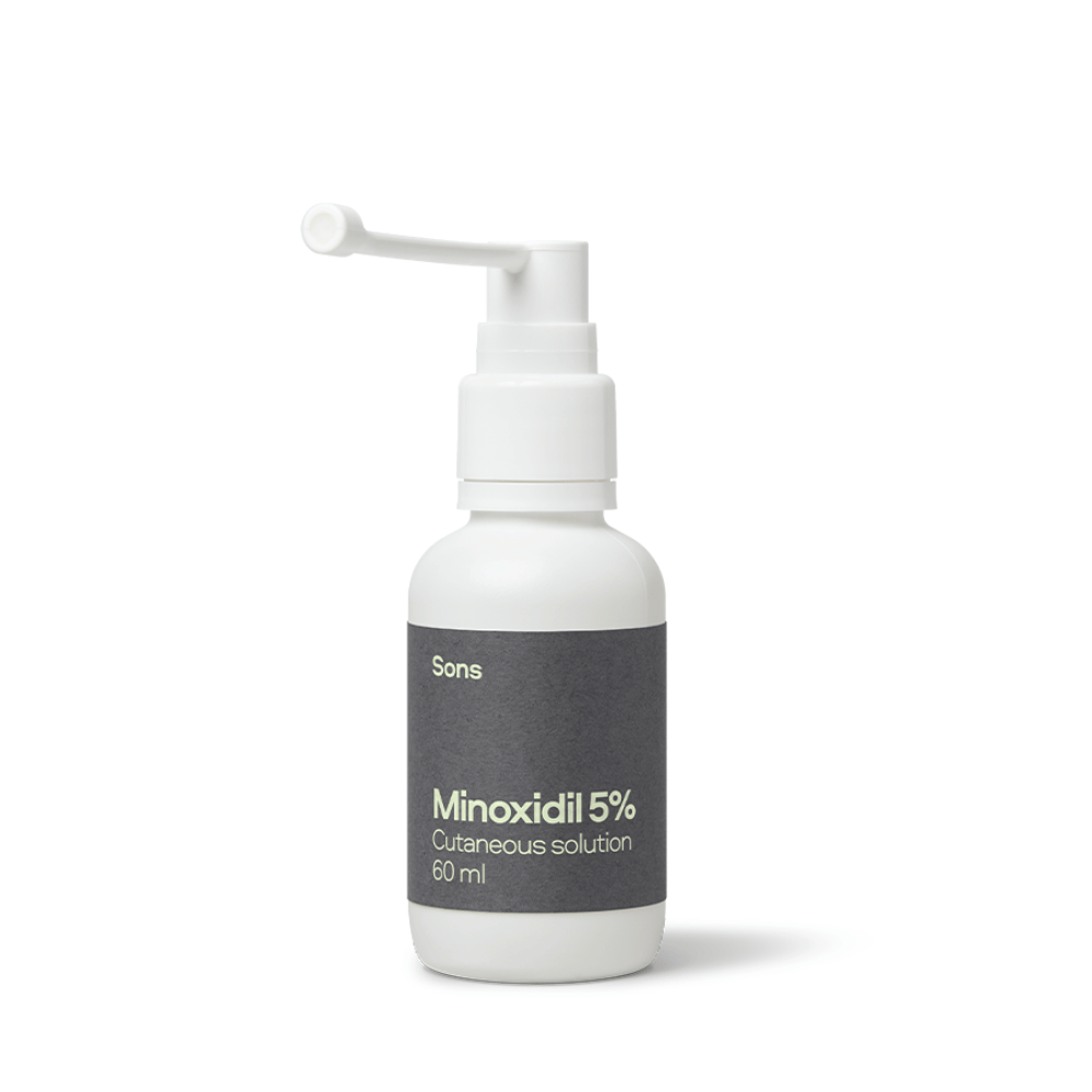 SONS Minoxidil Scalp Treatment Solution-60ml / 1 Month Supply