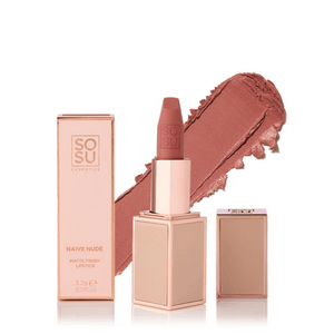 
                  
                    Load image into Gallery viewer, SOSU Matte Lipstick - Naive Nude
                  
                