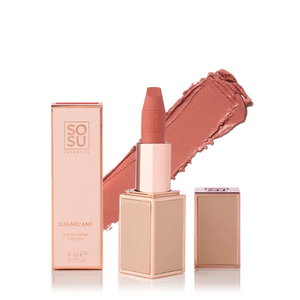 
                  
                    Load image into Gallery viewer, SOSU Satin Lipstick - Sugarcane
                  
                