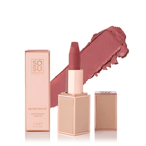 
                  
                    Load image into Gallery viewer, SOSU Satin Lipstick - Muted Mauve
                  
                