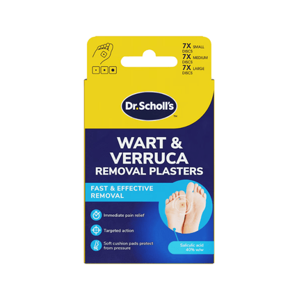 Scholl Wart & Verruca Removal Plaster 21 pack