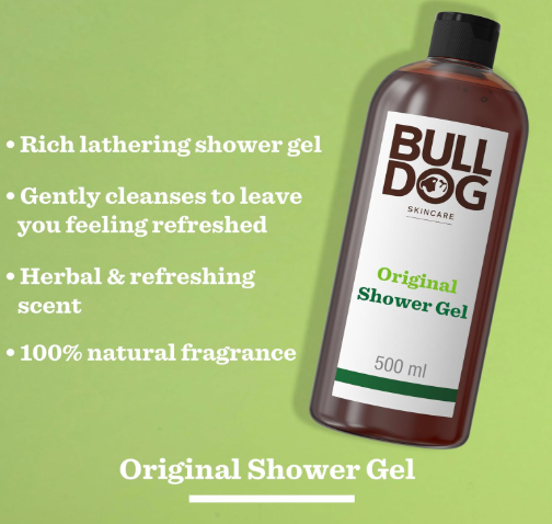 Bulldog Original Shower Gel 500ml