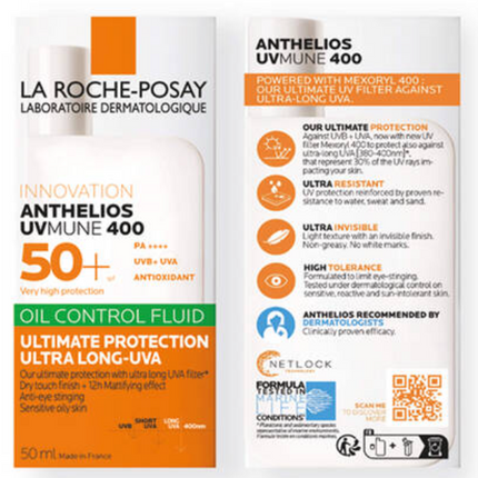 La Roche Posay Anthelios UVMUNE 400 Oil Control Fluid SPF50+ 50ml