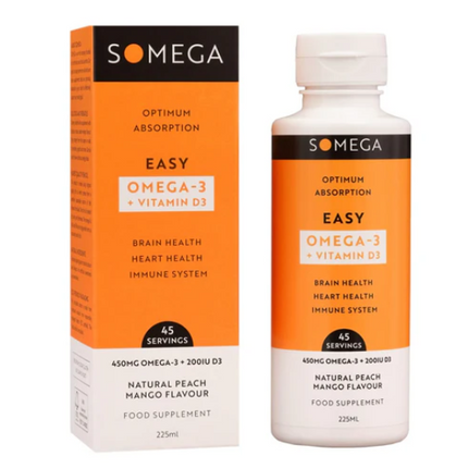 Somega Easy Omega-3 + Vitamin D3 225ml