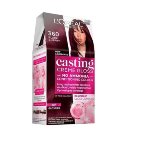 L'Oreal Casting Creme Gloss 360 Black Cherry Semi Permanent Hair Dye