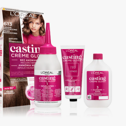 L'Oreal Casting Creme Gloss 613 Iced Moccaccino Semi Permanent Hair Dye