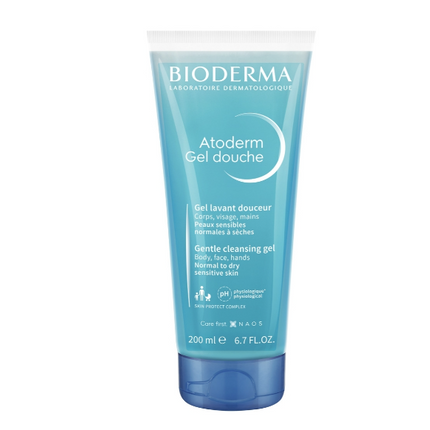 Bioderma ATODERM GEL DOUCHE / Shower Gel Body, Face, Hands-Normal to Dry Skin - 200ml