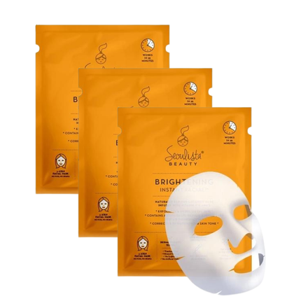 Seoulista Beauty Brigthening Instant Facial Trio