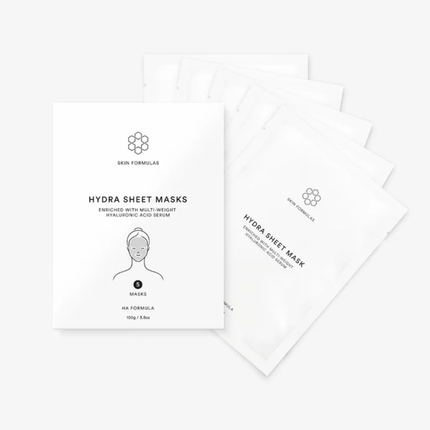 Skin Formulas Hyaluronic Acid Hydra Sheet Mask 5 Pack