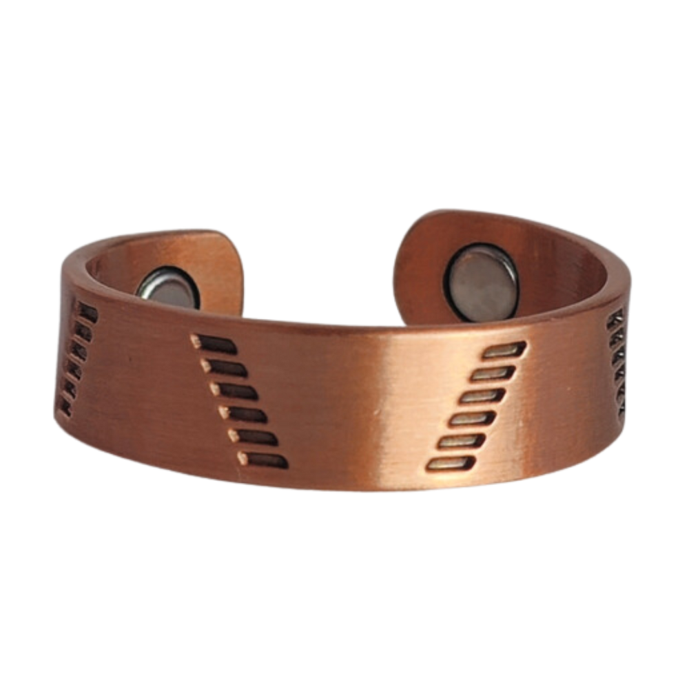 Soloman copper ring by Magnetic Mobility featuring a modern design.