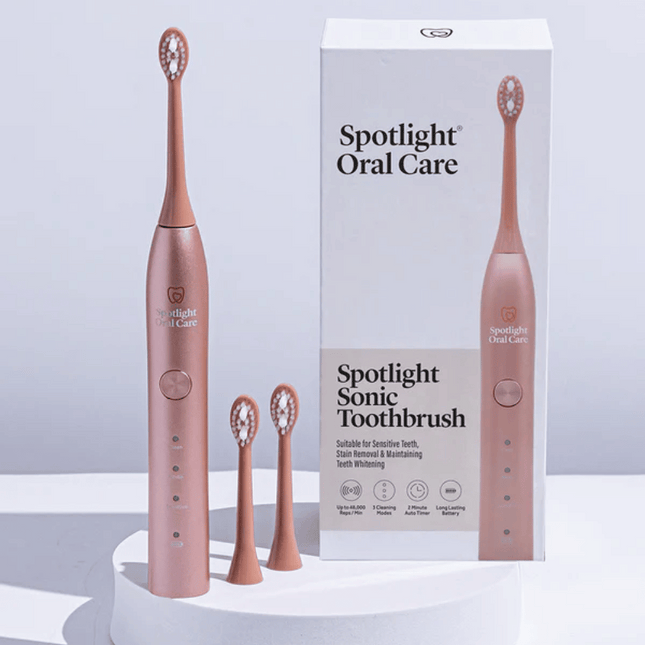 Spotlight Oral Care Sonic Tooth Brush-Rose Gold