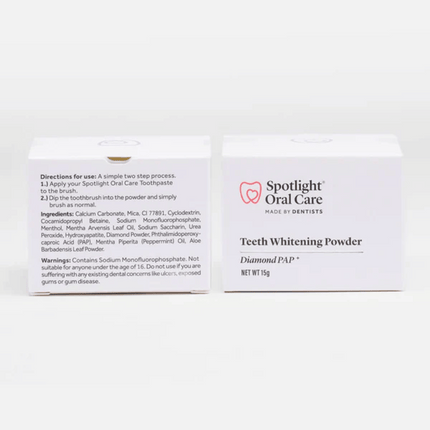 Spotlight Oral Care Teeth Whitening Powder Diamond PAP+ 15g