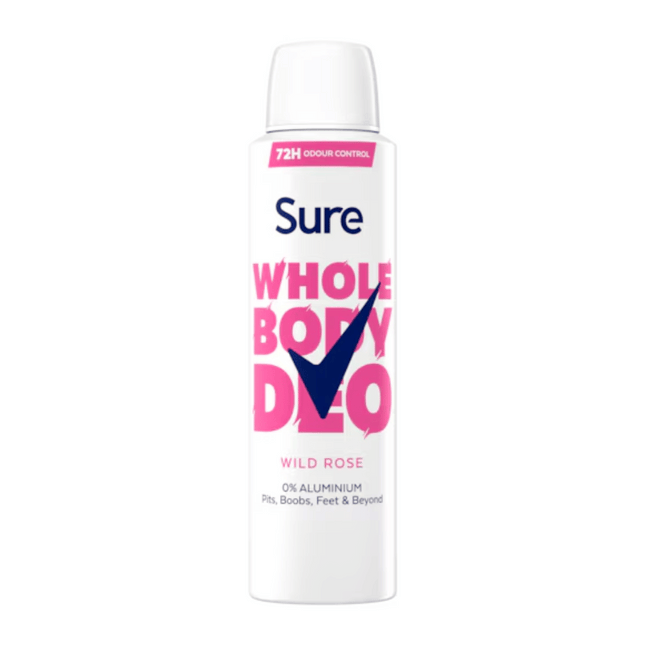 Sure Whole Body Deodorant 150 ml - Wild Rose
