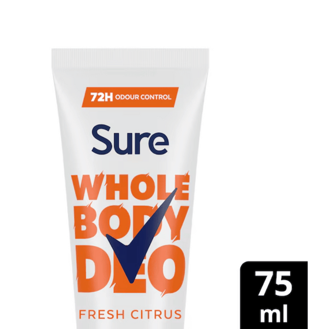 Sure Women 72hr Fresh Citrus Whole Body Deodorant Lotion 75ml