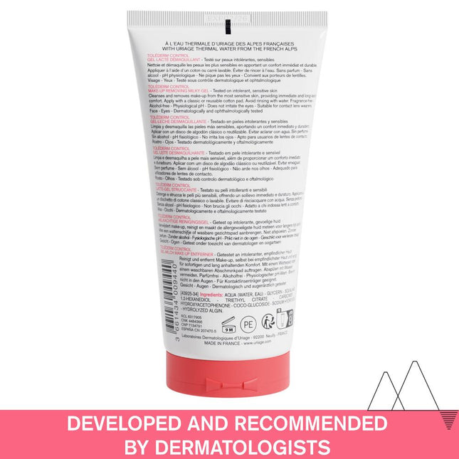 Uriage Tolederm Control Make-Up Remover Milk Gel 150ml