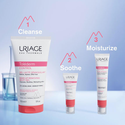 Uriage Tolederm Control Make-Up Remover Milk Gel 150ml