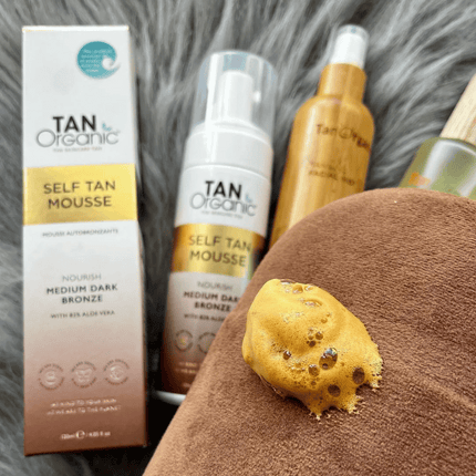 Tan Organic Exfoliator & Tan Duo Tanning Glove