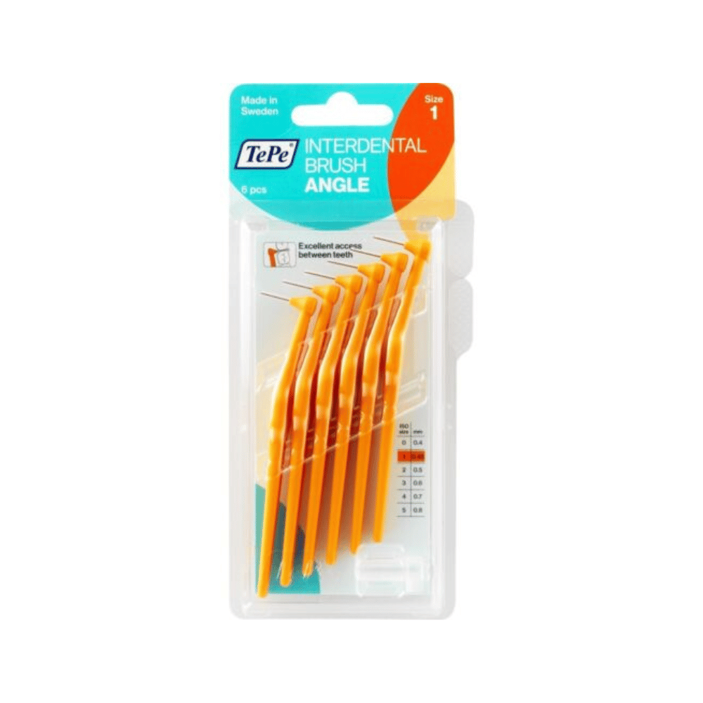 Tepe Angle Interdental Brushes Orange 0.45mm