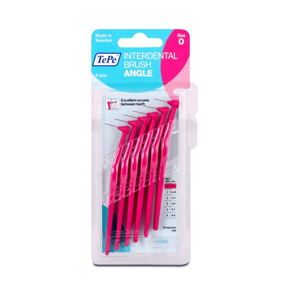 Tepe Angle Interdental Brushes Pink 0.4mm