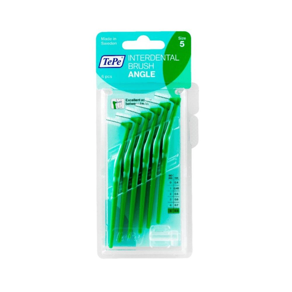 Tepe Angle Interdental Brushes Green 0.8mm