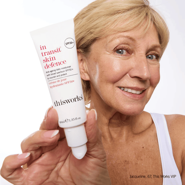 This Works In Transit Skin Defence SPF50+ 40ml