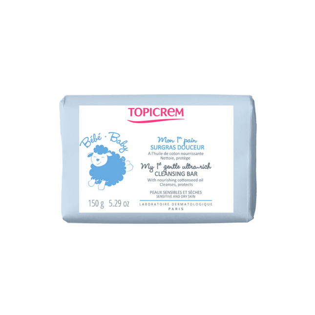 Topicrem Baby Gentle Ultra-Rich Cleansing Bar 150g