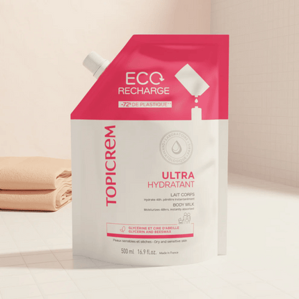 Topicrem Ultra-Moisturizing Body Milk 500ml refill