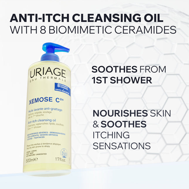 Uriage Xemose C8+ Soothing Cleansing Oil 1L
