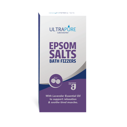 Ultrapure Epsom Salts Bath Fizzer & Lavender 200g