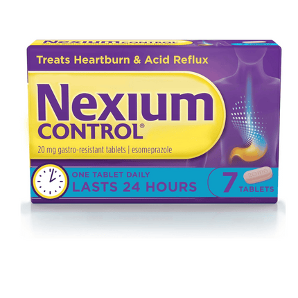 Nexium Control 20mg Tablets 7's