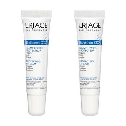 Uriage Bariederm Cica-Lips Protecting Balm Duo