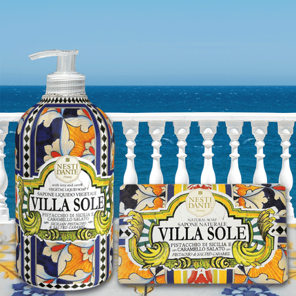 Nesti Dante Villa Sole Sicilian Pistachio and Salted Caramel Liquid Soap 500ml