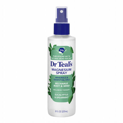 Dr Teal's Wellness Therapy Eucalyptus & Spearmint Magnesium Spray , Essential Oil
