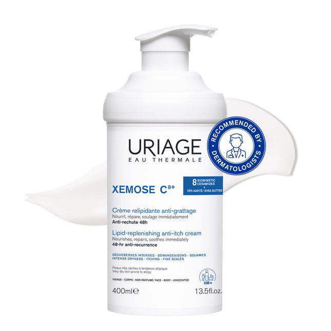 Uriage Xemose C8+ Lipid-Replenishing Anti-Irritation Cream 400ml