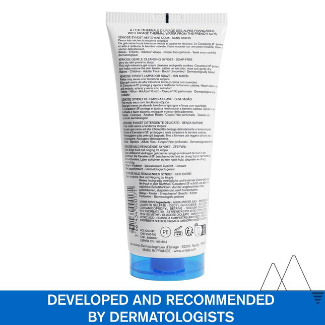 Uriage Xemose Gentle Cleansing Syndet 200ml