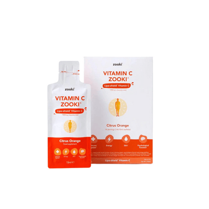 Zooki Vitamin C Citrus Orange 14 Sachets