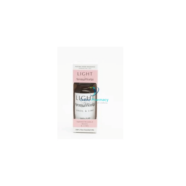 Aromaworks Basil & Lime Essential Oil 10Ml Home Fragrance