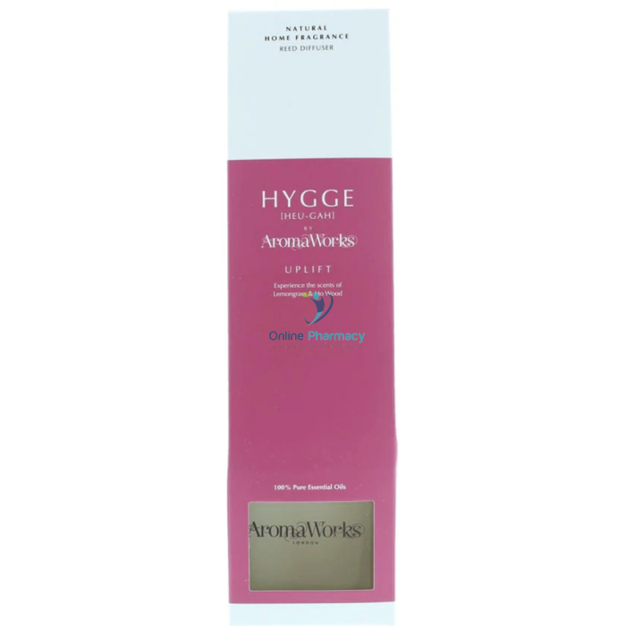 Aromaworks Hygge Uplift Diffuser - Lemongrass & Ho Wood 100Ml Home Fragrance