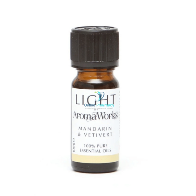 Aromaworks Mandarin & Vetivert Essential Oil 10Ml Home Fragrance
