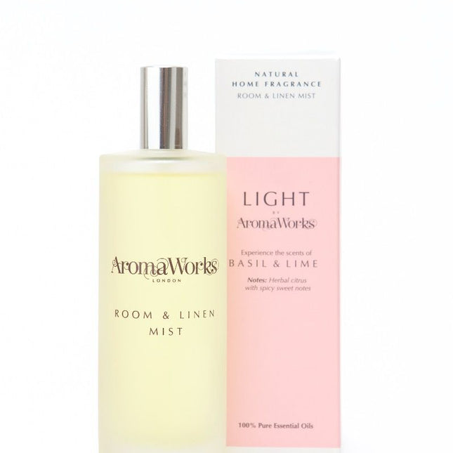 AromaWorks Light Range- Basil &amp; Lime Room MistCosmetics Online IE