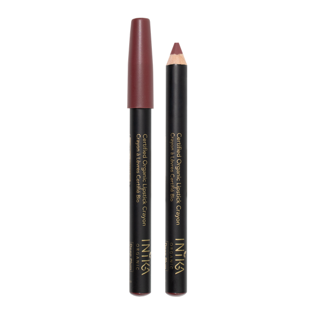 INIKA Certified Organic Lipstick Crayon (Deep Plum) from YourLocalPharmacy.ie