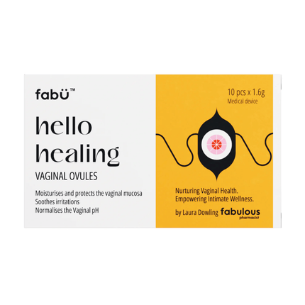 fabU hello healing Vaginal Ovules 10's