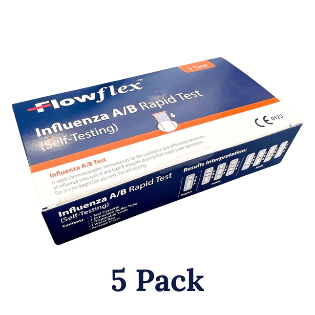 Flowflex Influenza A/B Rapid Test 5 Pack